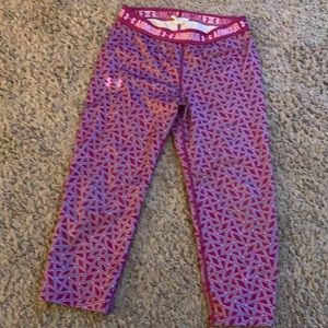 Girls under amour capris